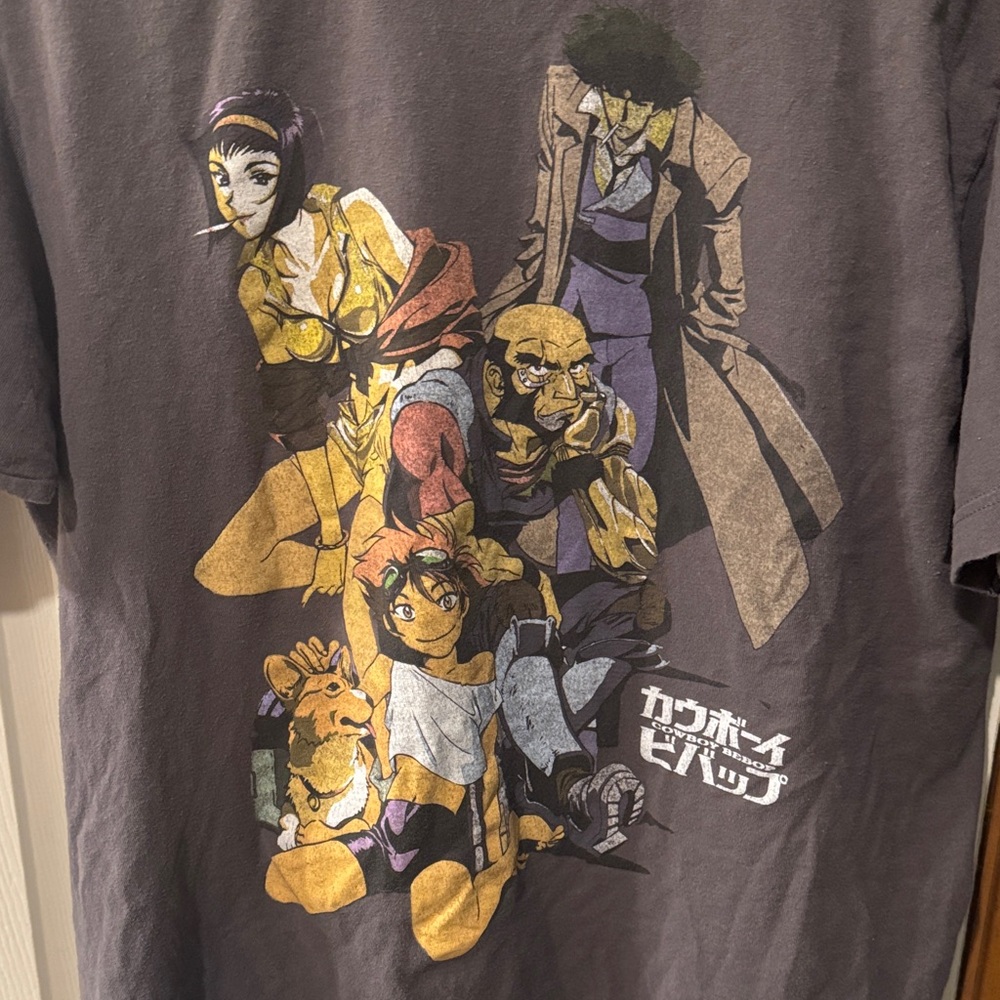 Cowboy Bebop Graphic Charcoal T-Shirt - Picture 2 of 5